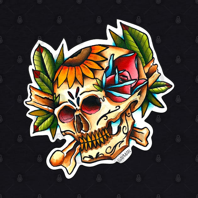 Sugar Skull by Golden Stag Designs